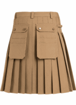 Rugged Craftsmanship: Hand-Crafted Scottish Khaki Work Kilt - Image 2