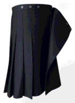 Scottish Black Utility Kilt | Heavy-Duty Work Kilt - Image 3