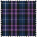 Blue & Purple Plaid Material