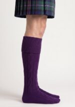 Knee-High Purple Kilt Hose - Image 3