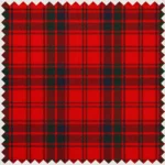 Robertson Red Modern Tartan Fabric