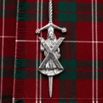 Celtic Saint Andrew Cross Sword Kilt Pin