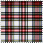 Stewart Dress Modern Tartan Fabric