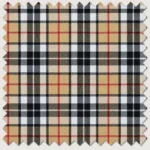 Thompson Camel Modern Tartan Fabric