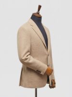 Beige Tweed Coat - Image 2