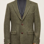 Olive Tweed Coat